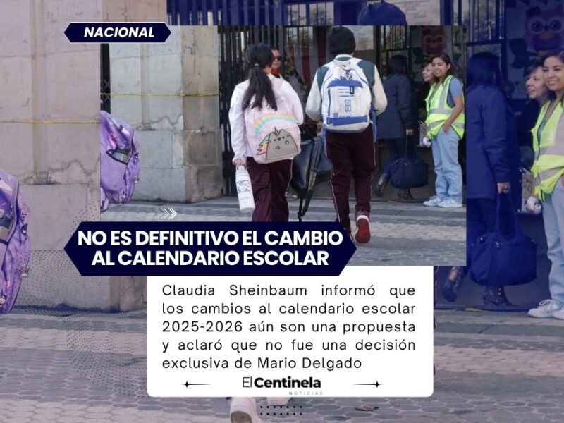 Sheinbaum aclara cambios al calendario escolar 2026, adelanto de vacaciones aún no es oficial