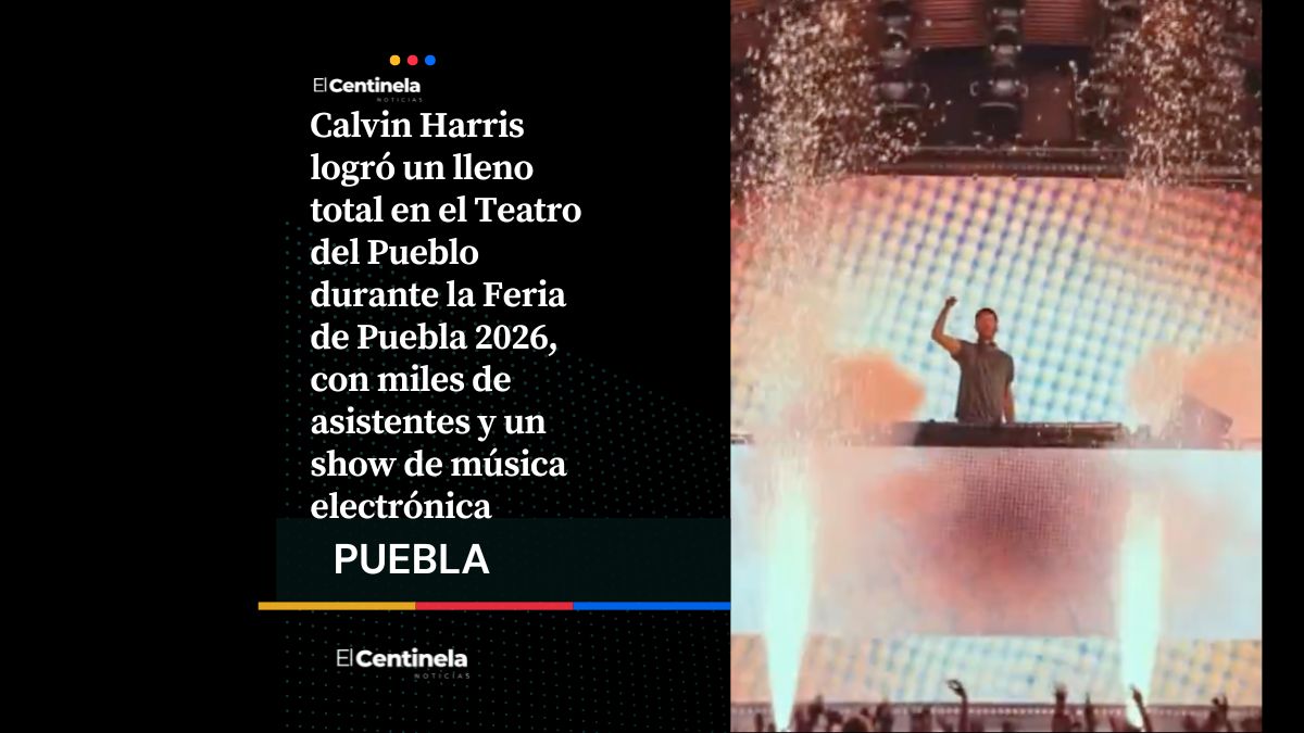 Calvin Harris llena el Teatro del Pueblo en la Feria de Puebla con un show electrizante