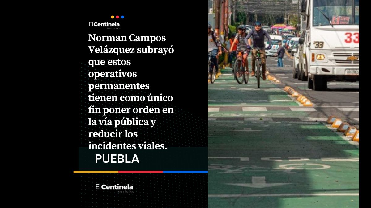 Van 30 automovilistas sancionados por invadir ciclovías en Puebla; multas superan los 11 mil pesos