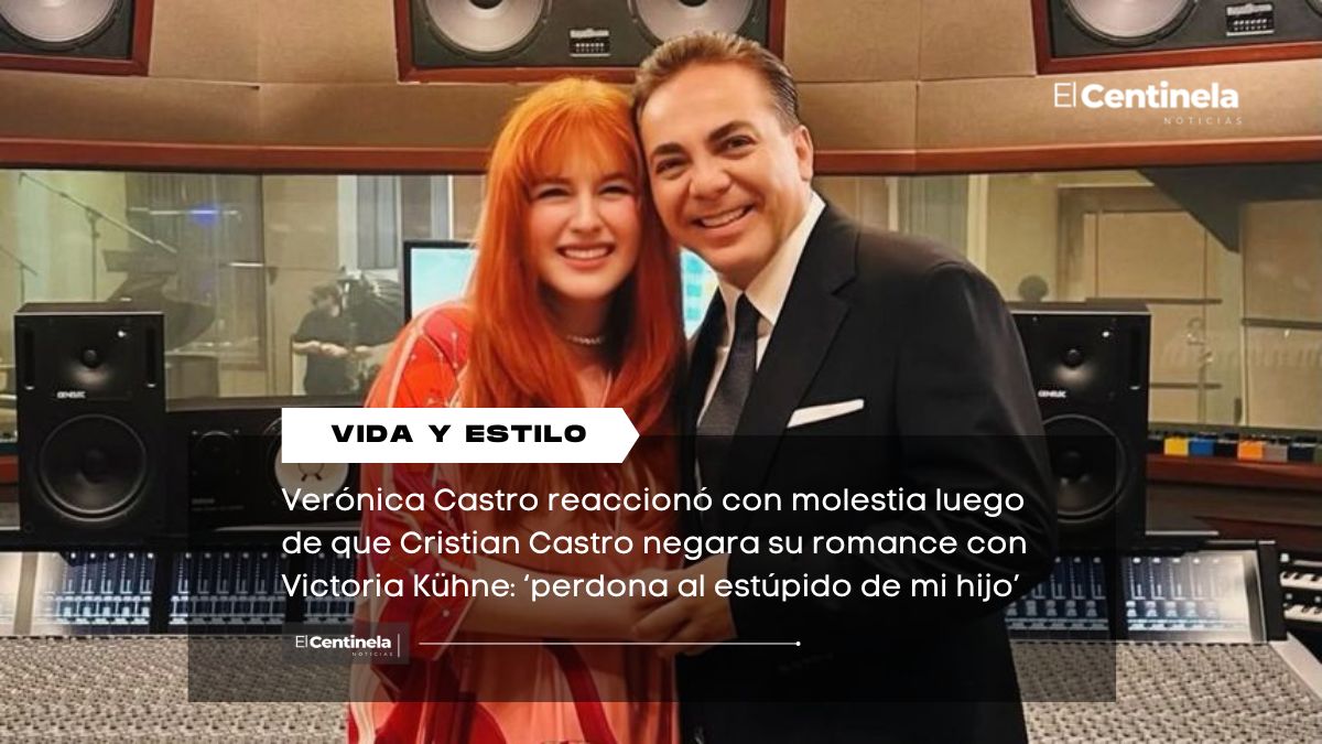 Verónica Castro explota contra Cristian Castro por negar a Victoria Kühne: “Perdona al estúpido de mi hijo”