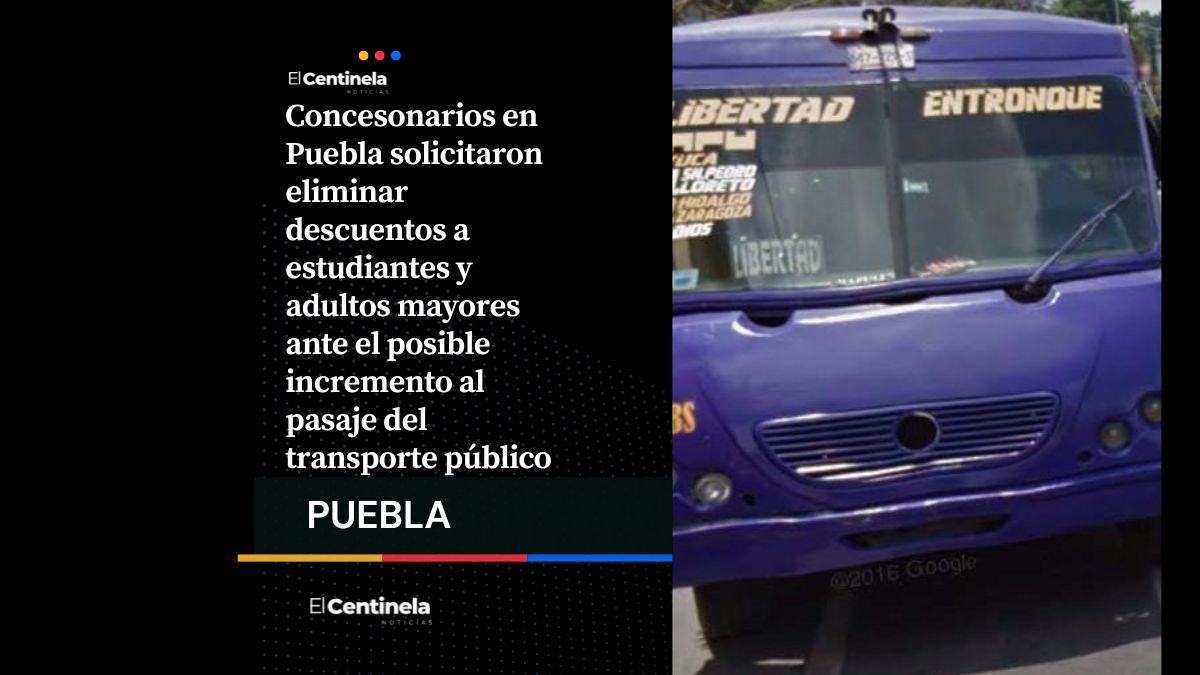 Piden eliminar descuentos a estudiantes ante posible aumento al transporte público en Puebla