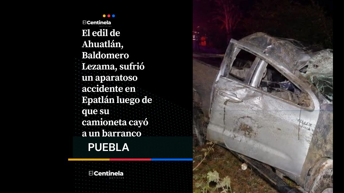 Camioneta de edil de Ahuatlán cae a barranco en Epatlán: muere funcionaria y él está grave