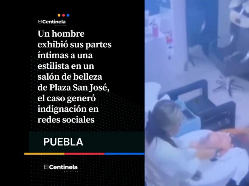 Degenerado acosa a estilista en salón de belleza de Plaza San José, se baja la ropa porque "tenía calor"
