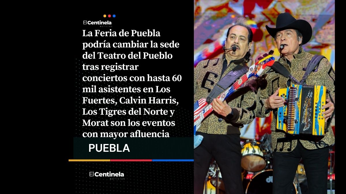 Feria de Puebla analiza cambiar sede del Teatro del Pueblo tras conciertos masivos y alta demanda