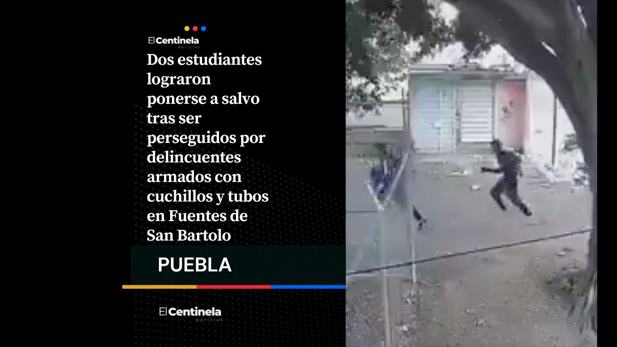 Dos estudiantes lograron ponerse a salvo tras ser perseguidos por delincuentes armados con cuchillos y tubos en Fuentes de San Bartolo.