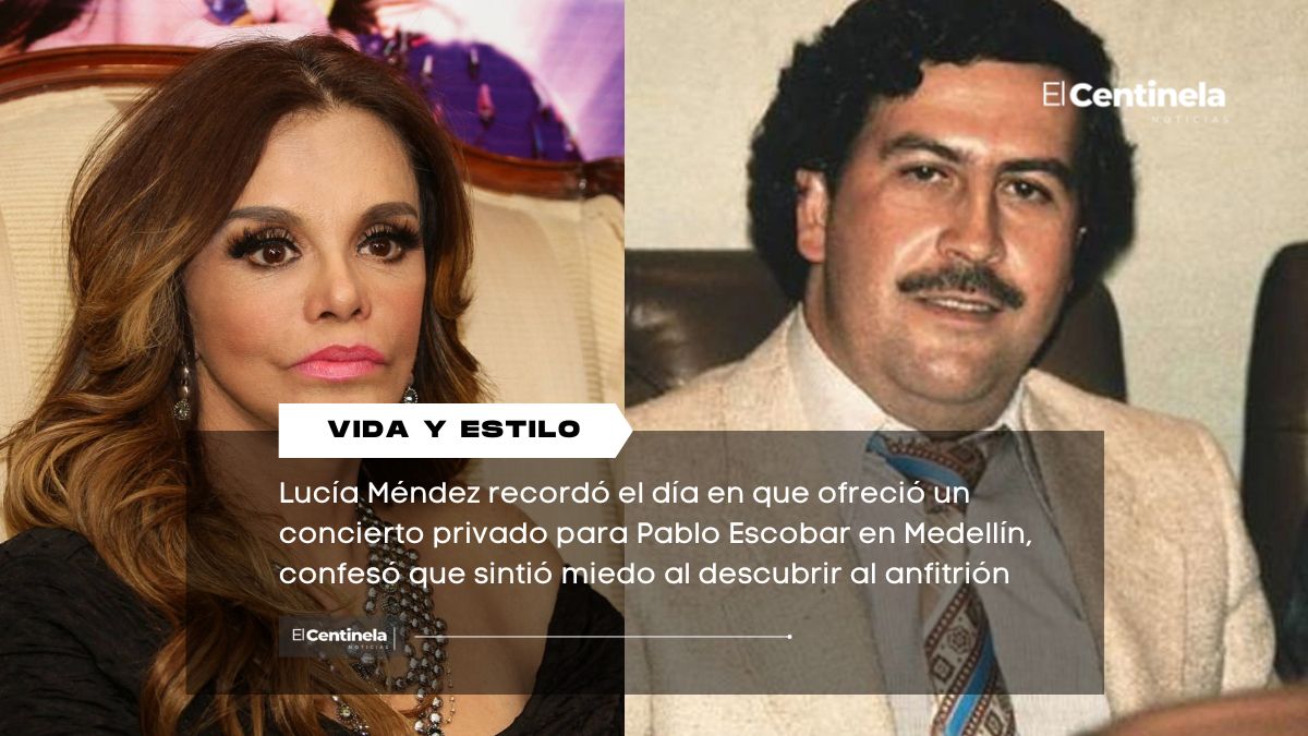 Lucía Méndez revela cómo fue cantar para Pablo Escobar: “Sentí que se me iba la vida”