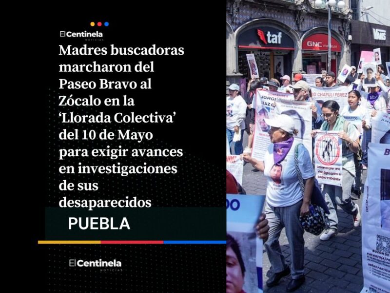¿Dónde están nuestros hijos?: madres buscadoras realizan ‘Llorada Colectiva’ el 10 de Mayo