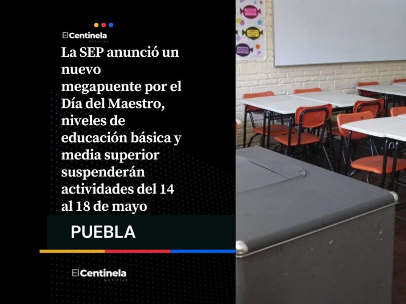 Adiós a las aulas: megapuente por Día del Maestro, suspenderán clases del 14 al 18 de mayo