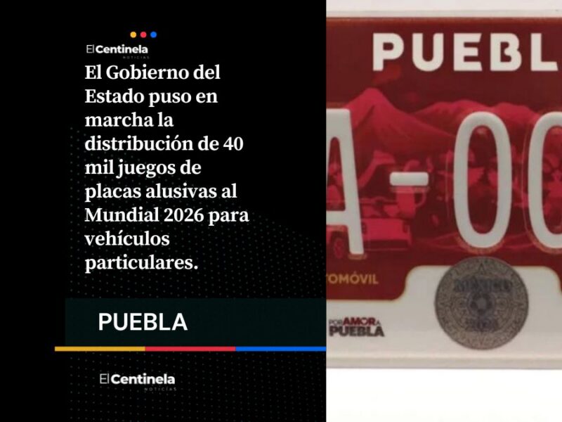 Inicia entrega de placas conmemorativas del Mundial 2026: Paso a paso para adquirirlas en Puebla