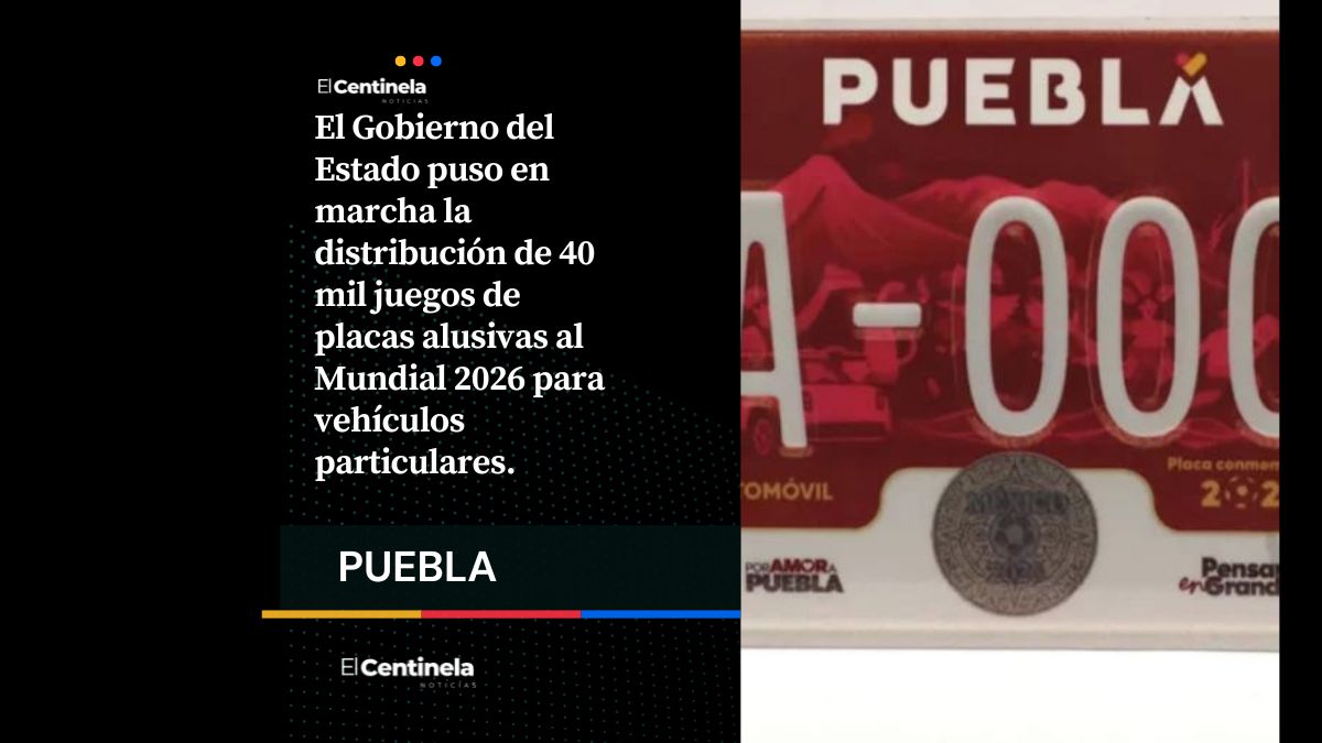 Inicia entrega de placas conmemorativas del Mundial 2026: Paso a paso para adquirirlas en Puebla