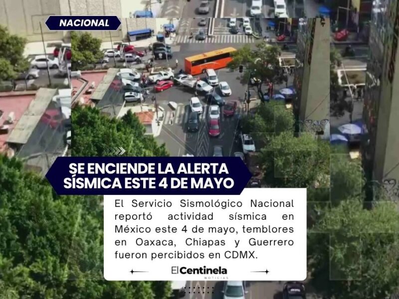 Sismo hoy en México: actividad sísmica con epicentro en Oaxaca se percibe en centro del país