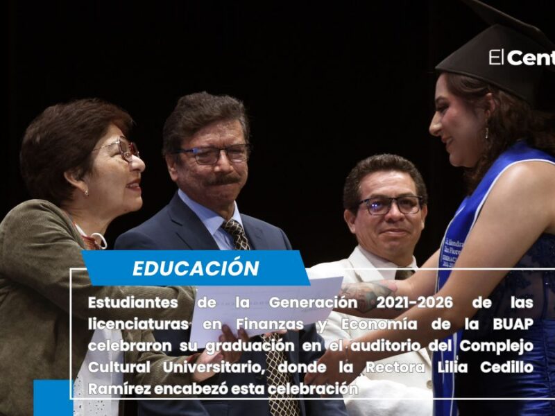 Reconoce Rectora Lilia Cedillo compromiso social de egresados de Economía y Finanzas