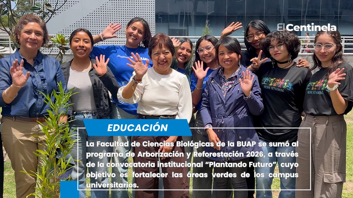 Ciencias Biológicas de la BUAP realiza jornada de arborización