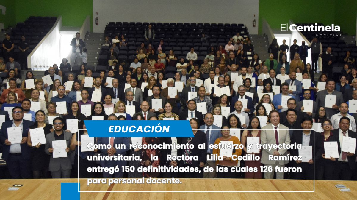 Otorga la Rectora Lilia Cedillo Ramírez 150 definitividades a personal universitario