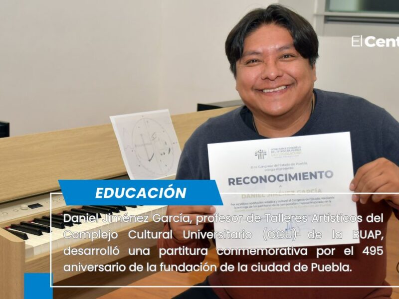 Arte e historia se fusionan en partitura conmemorativa por la fundación de Puebla