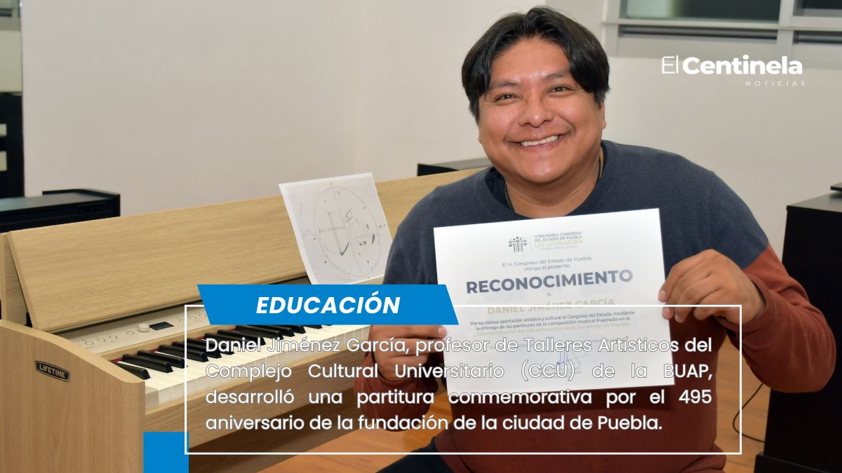 Arte e historia se fusionan en partitura conmemorativa por la fundación de Puebla