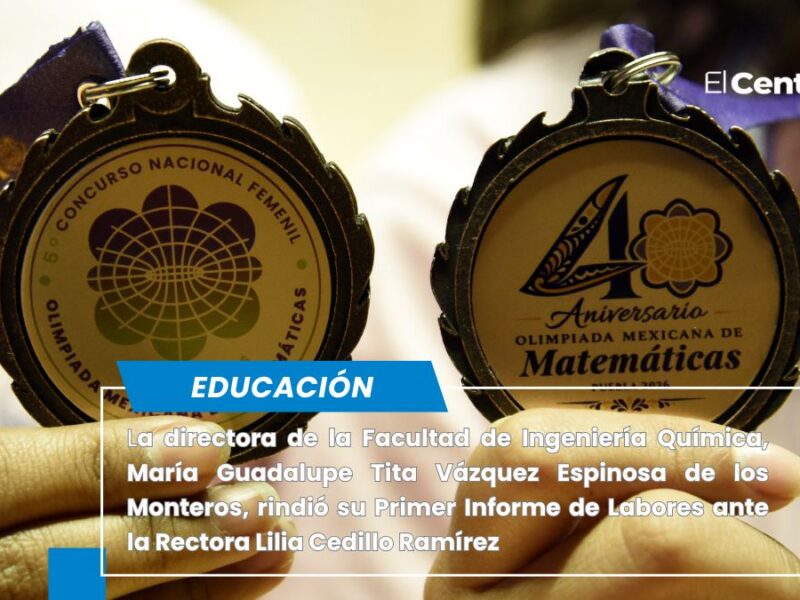 Gana BUAP bronce en Quinto Concurso Nacional Femenil de la Olimpiada Mexicana de Matemáticas