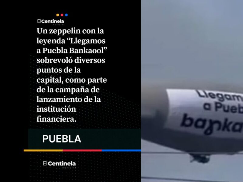 Así anunció Bankaool su llegada a Puebla previo a inaugurar su lujosa sede en El Triángulo