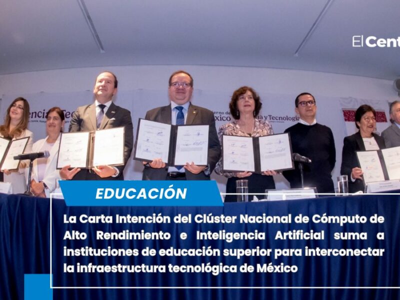 BUAP firma Carta Intención del Clúster Nacional de Cómputo de Alto Rendimiento e Inteligencia Artificial