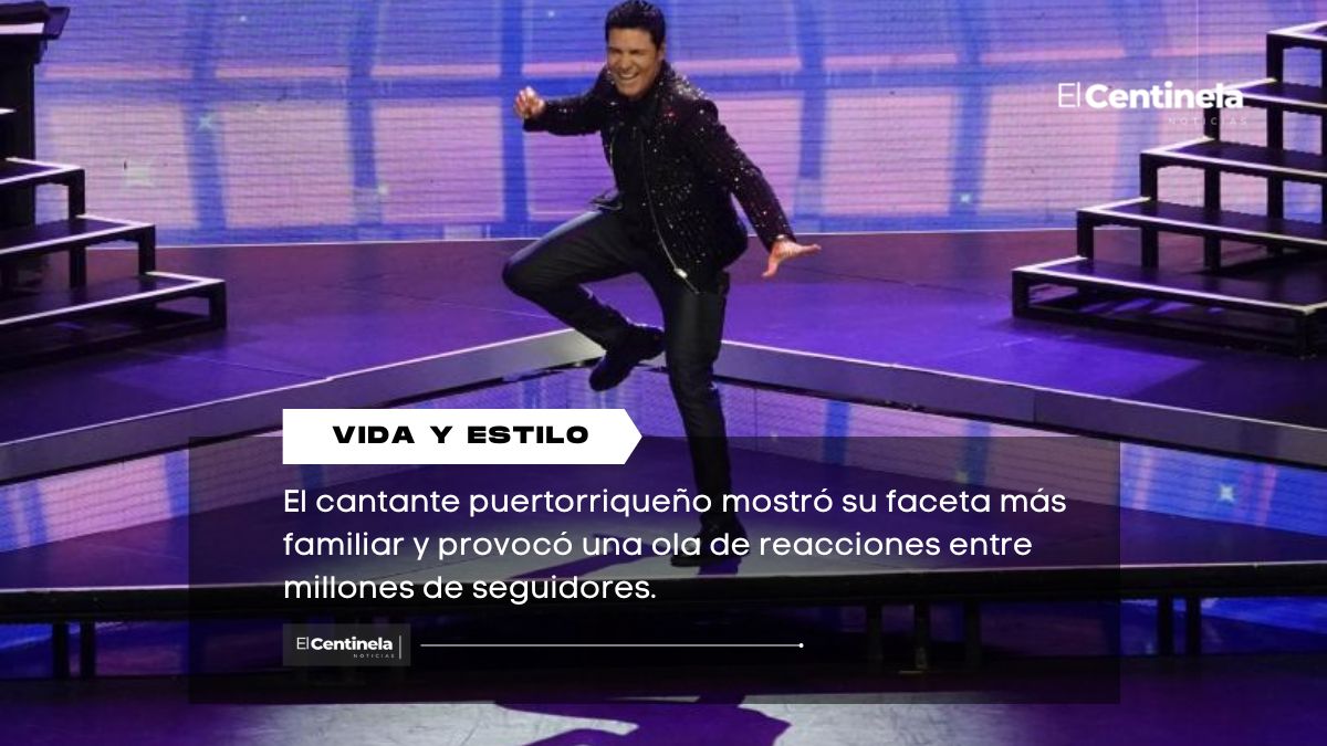 Chayanne sorprende a sus fans con una foto para celebrar el Día del Padre