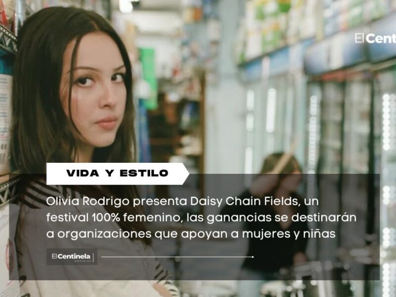 Olivia Rodrigo lanza Daisy Chain Fields, festival femenino con Chappell Roan, Mitski y Stevie Nicks