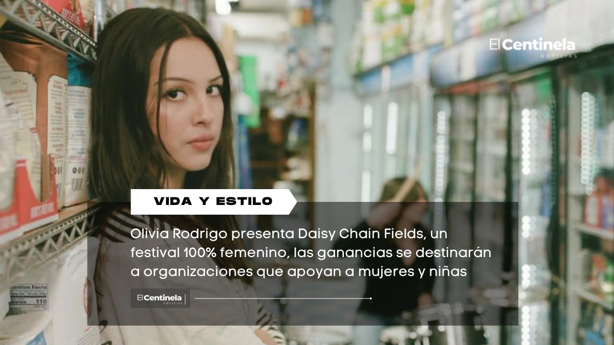Olivia Rodrigo lanza Daisy Chain Fields, festival femenino con Chappell Roan, Mitski y Stevie Nicks