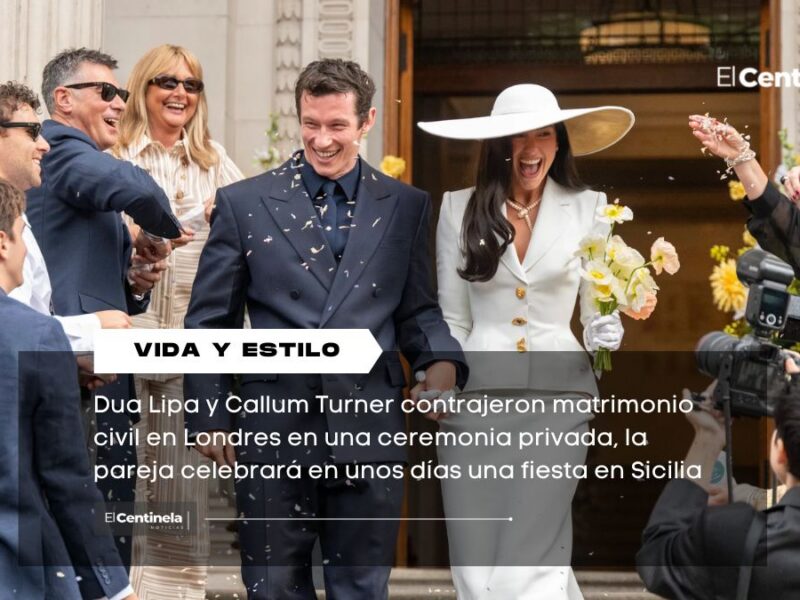 Dua Lipa y Callum Turner se casan en Londres: así fue su discreta boda civil antes del festejo en Italia