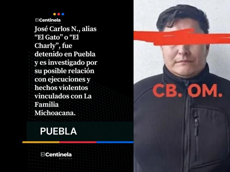 Cae “El Gato”, sicario de La Familia Michoacana que presumía armas en redes y aterrorizaba a Puebla