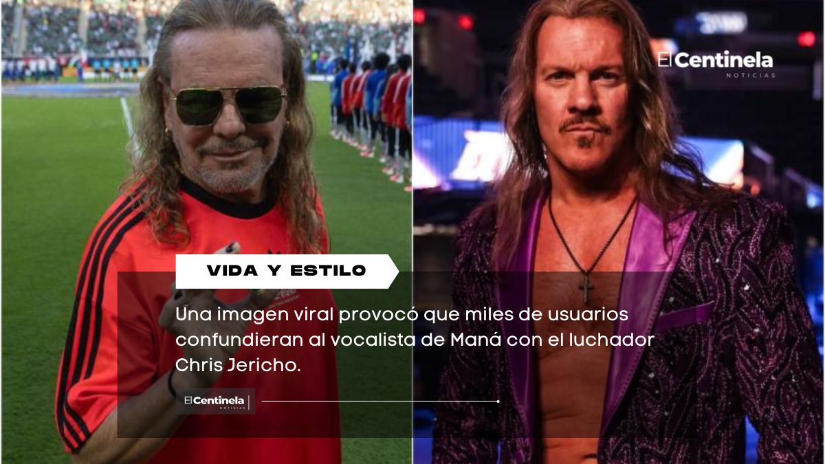 Confunden a Fher de Maná con el luchador Chris Jericho en el Mundial