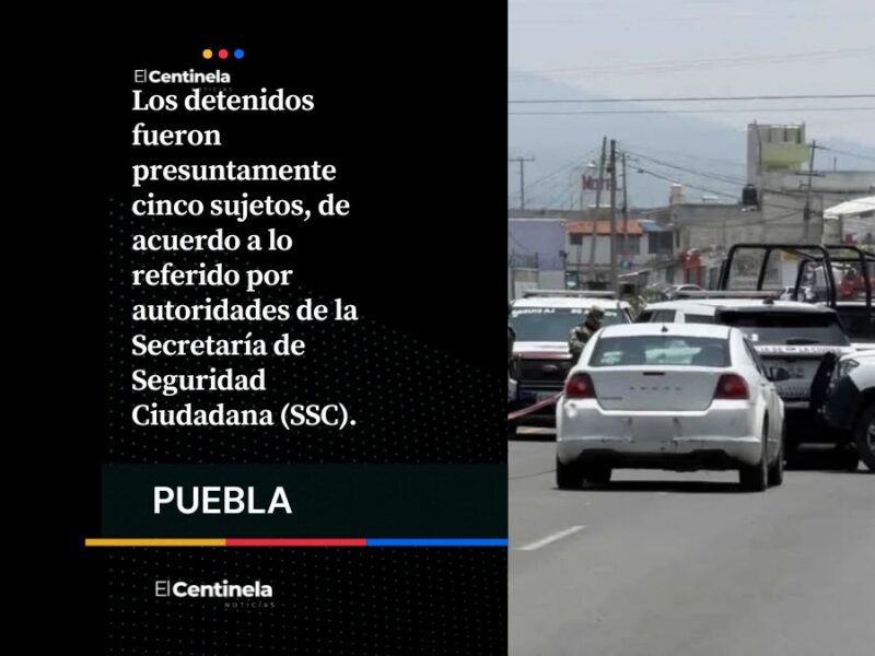 Detienen a banda dedicada al robo a casa habitación tras persecución en Galaxia La Calera