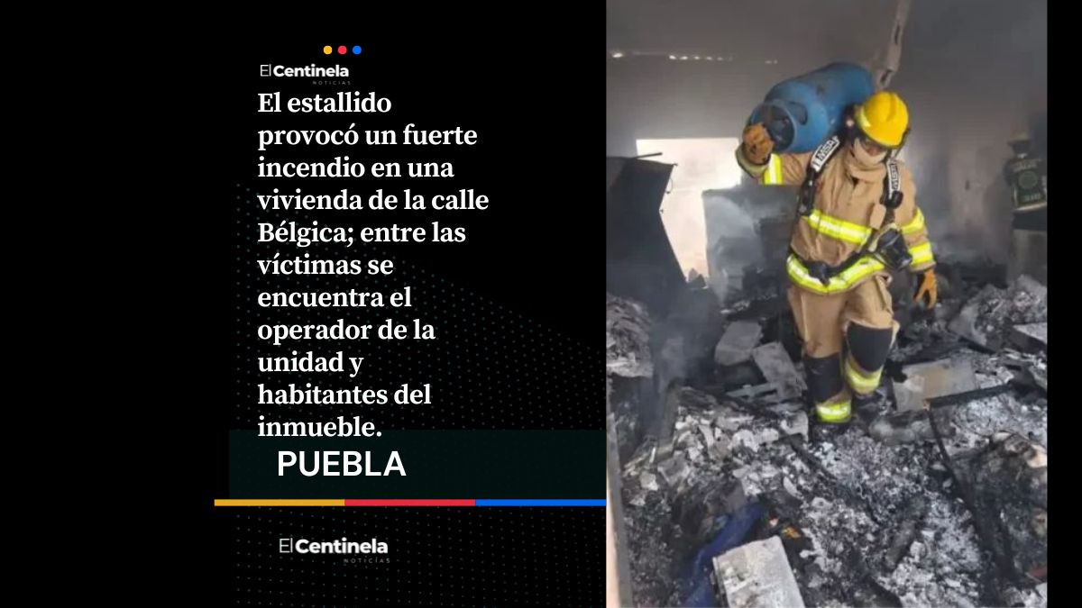 Explota vivienda durante carga de gas en Geovillas del Sur; hay cuatro lesionados