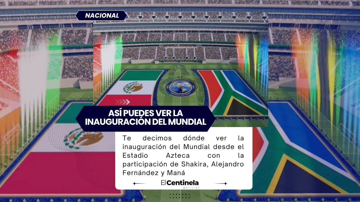 Inauguración del Mundial 2026: horarios, artistas y dónde ver en vivo la ceremonia desde el Azteca