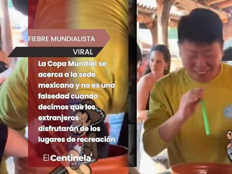 Captan a aficionados coreanos disfrutando de unos cantaritos en Jalisco previo a la Copa Mundial