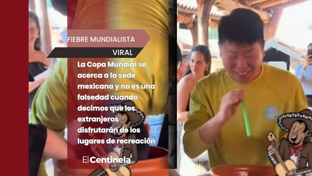 Captan a aficionados coreanos disfrutando de unos cantaritos en Jalisco previo a la Copa Mundial