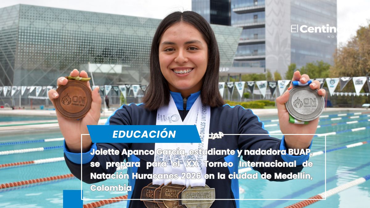 Jolette Apanco García, multimedallista BUAP se luce en natación