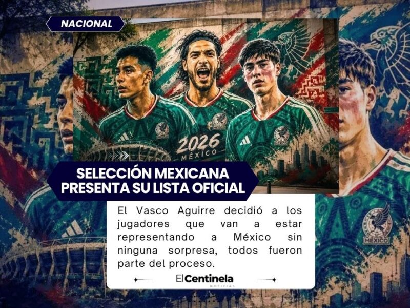 Selección Mexicana presenta su lista OFICIAL: estos son los elegidos para el Mundial 2026