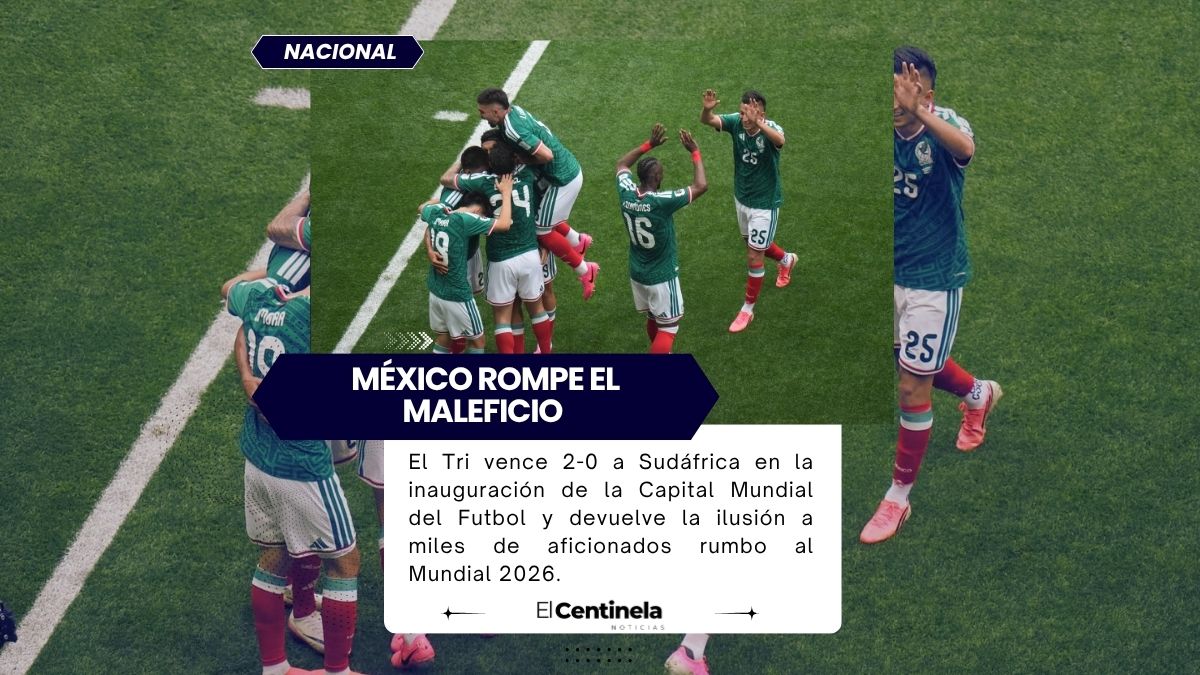 México rompe el maleficio ante Sudáfrica en la fiesta de la capital mundial del fútbol