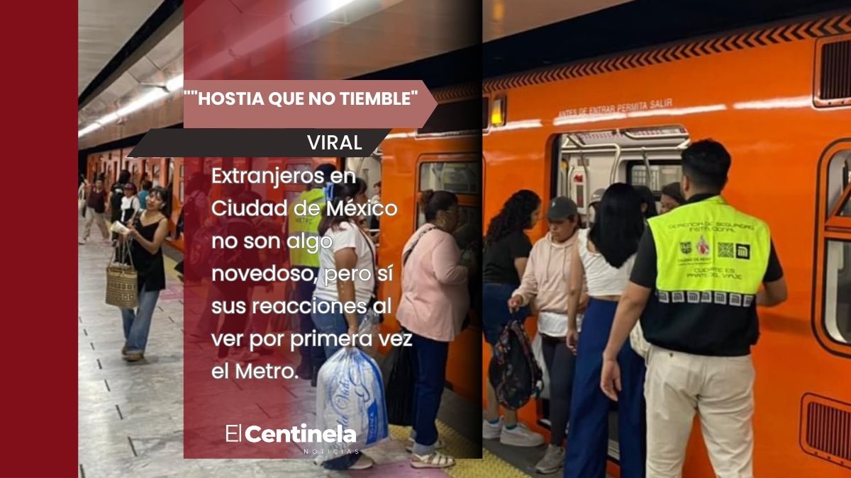 "Hostia que no tiemble": extranjeros reaccionan a las instalaciones del Metro de la CDMX