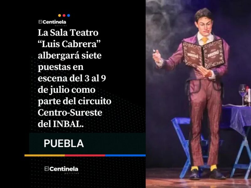 Arte gratuito en el Centro Histórico: Puebla recibe el Festival Nacional de Monólogos 2026