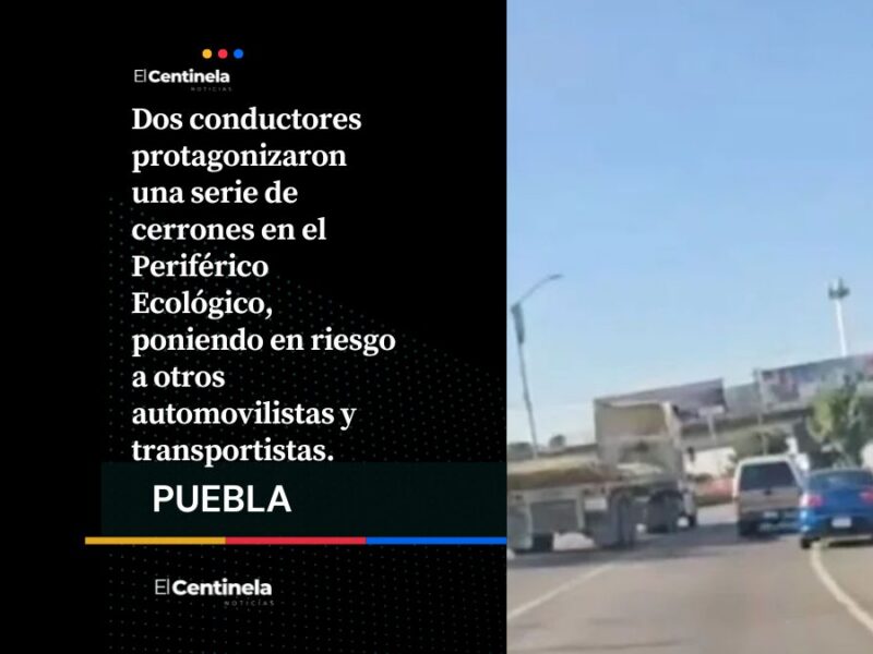 Conductores se juegan la vida a cerrones en el Periférico y casi provocan una carambola