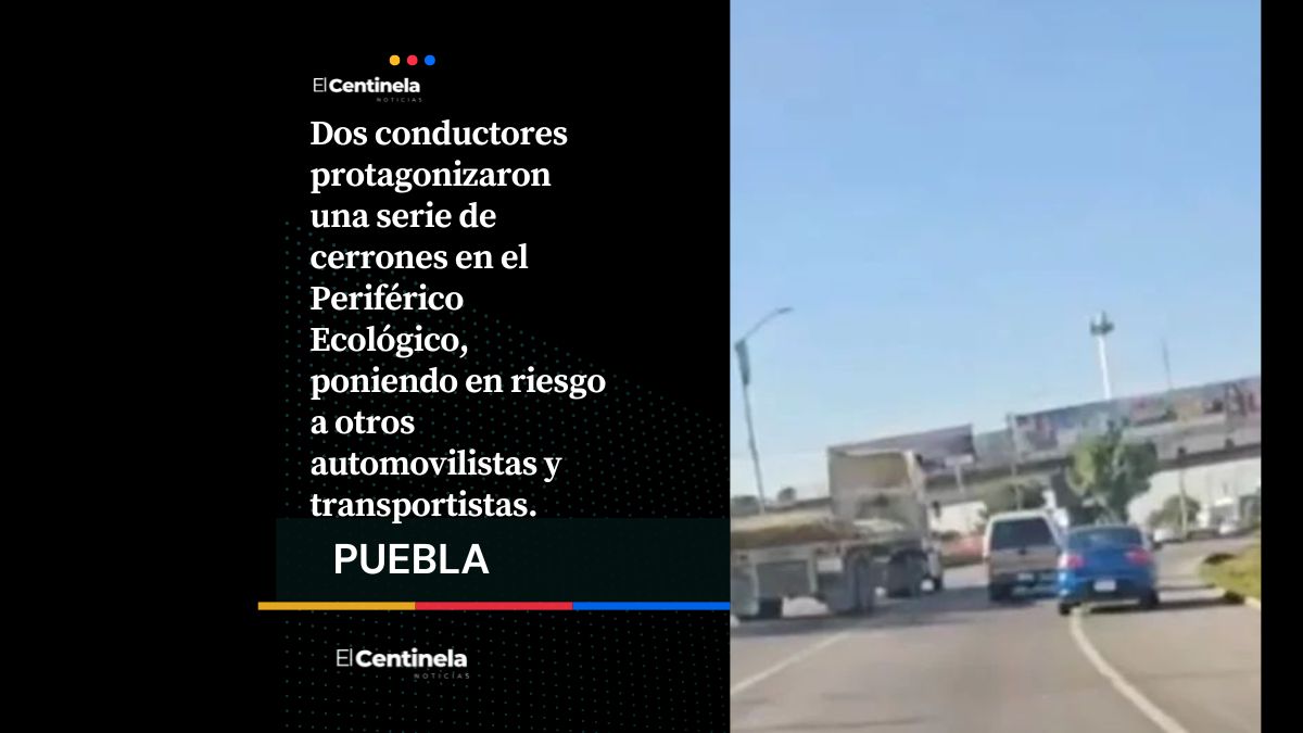 Conductores se juegan la vida a cerrones en el Periférico y casi provocan una carambola