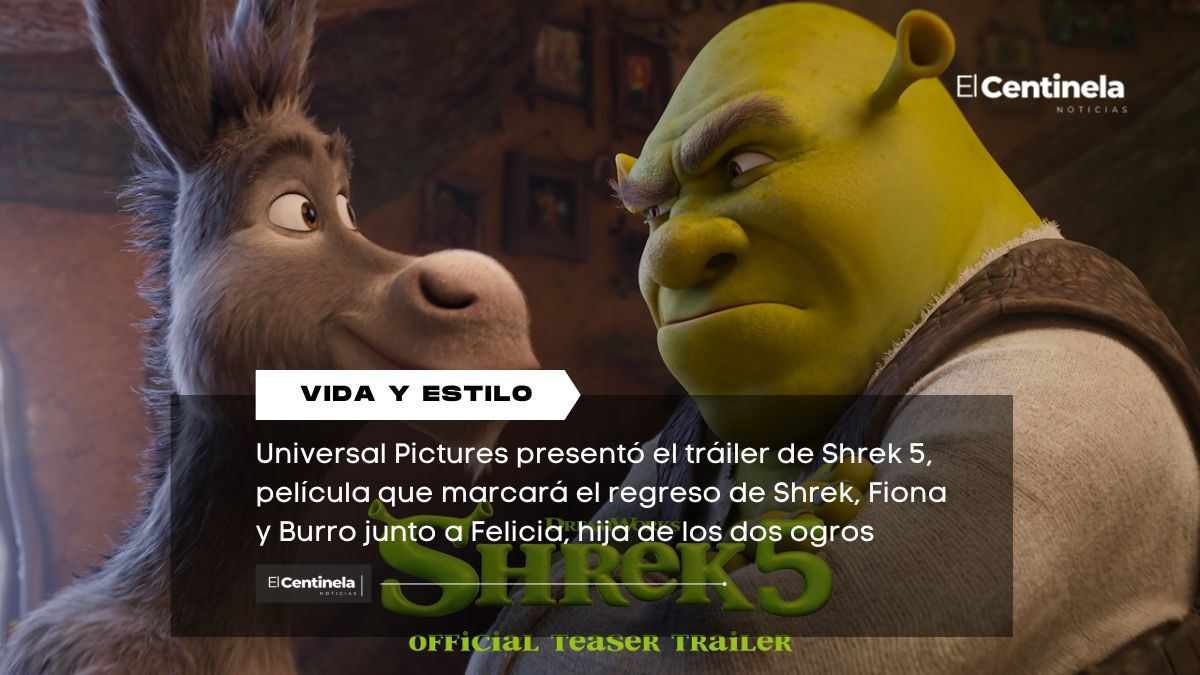 Shrek 5 lanza su primer tráiler y confirma estreno para 2027 con Zendaya como nueva integrante