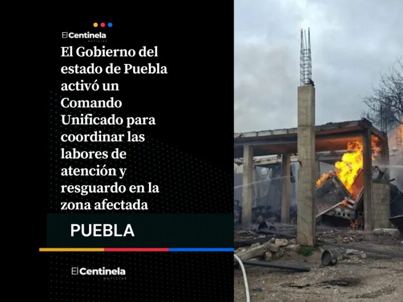 Explosión de cuatro pipas de gas LP en Tepeaca provoca evacuación de cerca de 2 mil personas