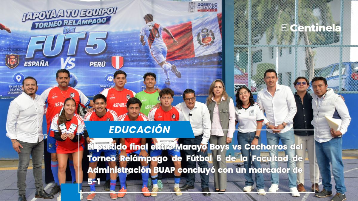 Facultad de Administración BUAP concluye su Torneo Relámpago de Fútbol 5