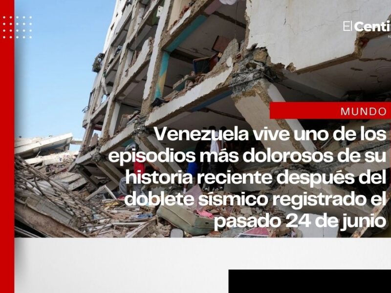 Venezuela reporta 920 fallecidos, 3,360 heridos y 300 réplicas tras doblete sísmico
