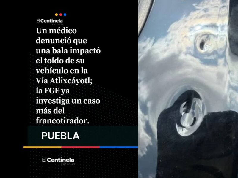 Médico relata ataque del francotirador de la Atlixcáyotl; proyectil pasó a centímetros de su cabeza