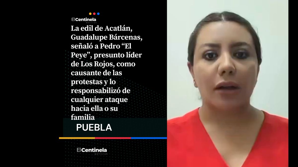 Guadalupe Bárcenas acusa a líder de Los Rojos de promover protestas para desestabilizar Acatlán