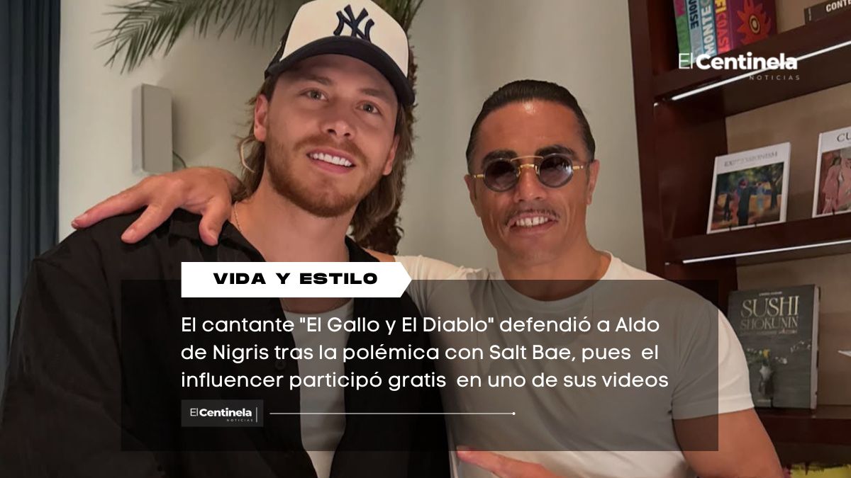 Aldo de Nigris y su polémica con chef Salt Bae: cantante revela que no le cobró por un videoclip