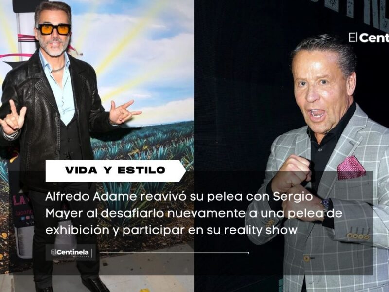 Alfredo Adame vuelve a retar a Sergio Mayer y lo invita a su reality: “Que se suba al ring”