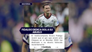 Álvaro Fidalgo dedica su gol en el Mundial a su abuelo fallecido y conmueve a la afición